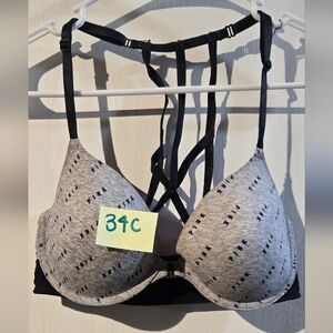 Pink victorias secret lightly lined bra